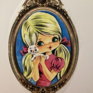 Strijkapplicatie Medaillon blond