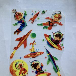 Strijkapplicatie Astronouten