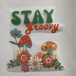 Strijkapplicatie Stay groovy