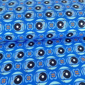 Vrolijke famkes Pick-up blauw  - katoen tricot