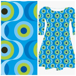Bobbeez Slinger aqua - French Terry