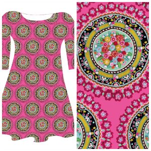 Pre-order - Bobbeez/Adinda’s world Cirkel roze - katoen tricot