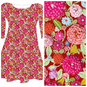 Pre-order - Bobbeez/Adinda’s world Boeket rood - katoen tricot