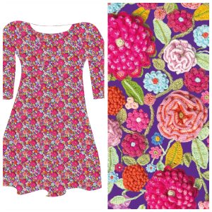 Pre-order - Bobbeez/Adinda’s world Boeket paars - katoen tricot