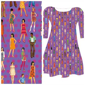 Pre-order: Bobbeez Retro fashion- katoen tricot